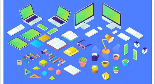 40 Free Isometric XD illustrations