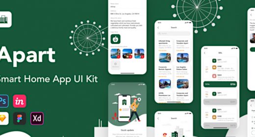 Apart - Smart home XD UI kit