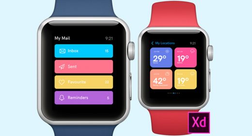 Apple Watch Adobe XD