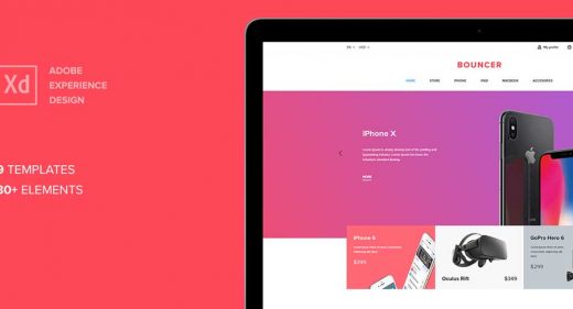 Bouncer - Ecommerce Free UI kit