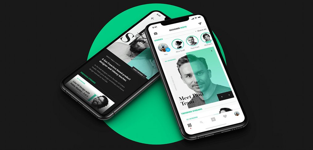 DesignerInspo - XD Social Media App