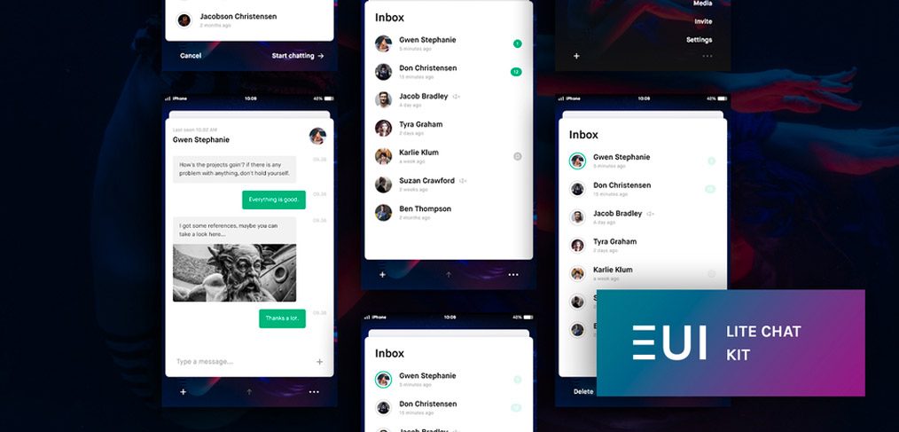 Chat UI Kit for Adobe XD