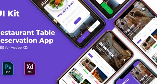 Food Reservation App Concept