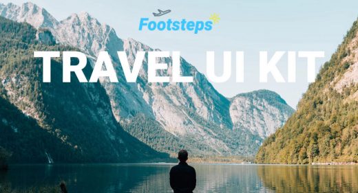 Footsteps - Adobe XD free UI kit