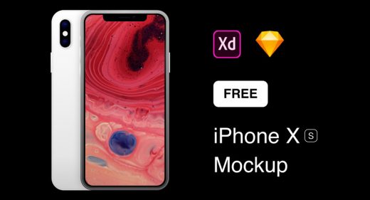 Free iPhone XS mockups for XD