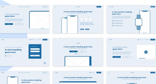 FreeWire - Free XD wireframe kit