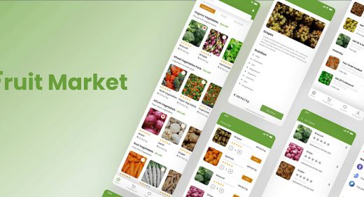 Fruit market free XD UI kit