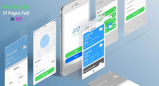 KO weather app template