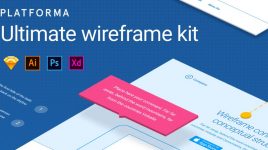 platforma wireframing kit adobe xd