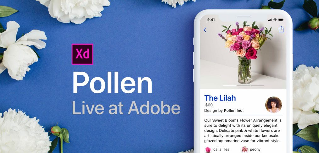 Pollen - Ecommerce XD app template