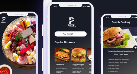 Restaurant App Design ios X adobe xd