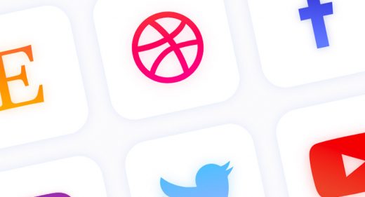 Social Media Icons set for Adobe XD